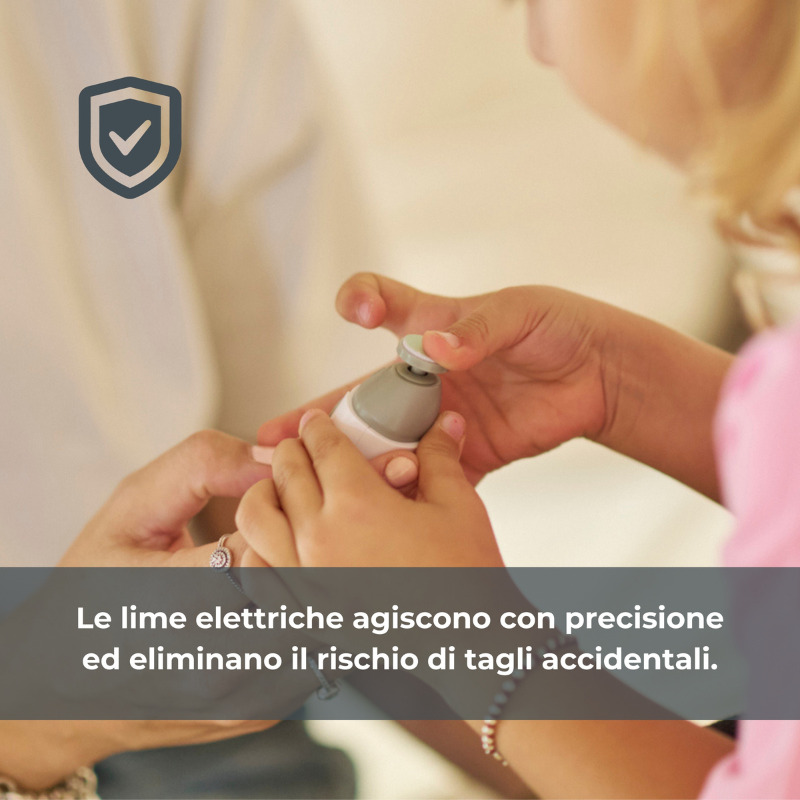 Nuvita Coupe-ongles et lime à ongles électrique Trimmy