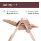 Chicco Seggiolone Polly Armonia Terracotta