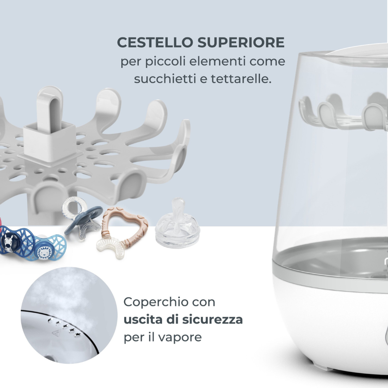 Nuvita Sterilizzatore a Vapore per Biberon - Sterieasy 1083