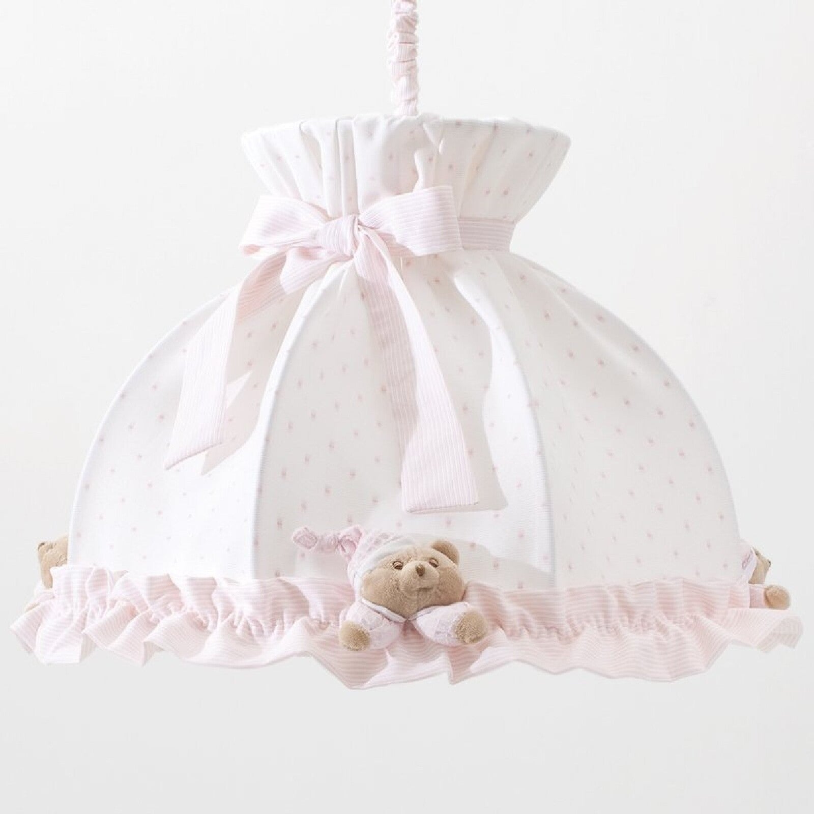 Nanan Lampadario Cupola Rosa - Linea Puccio Nanna