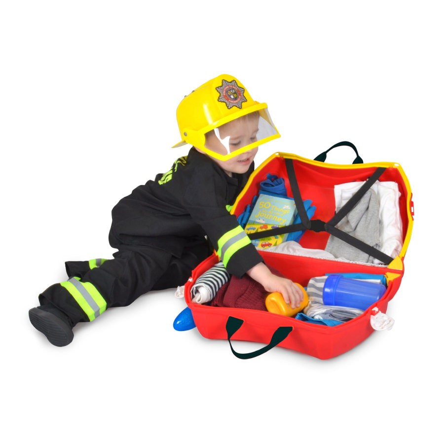 Trunki Valigia Cavalcabile Frank il Camion Dei Pompieri