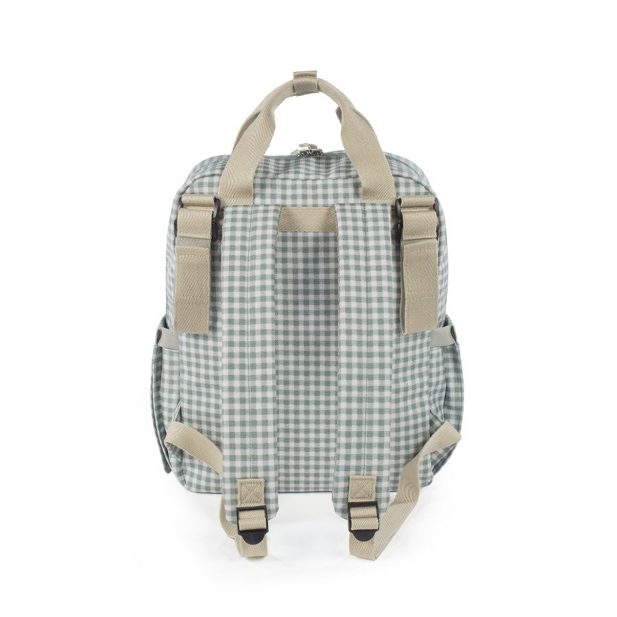 Pasito A Pasito Zaino Fasciatoio I Love Vichy Verde - Linea Walking Mum