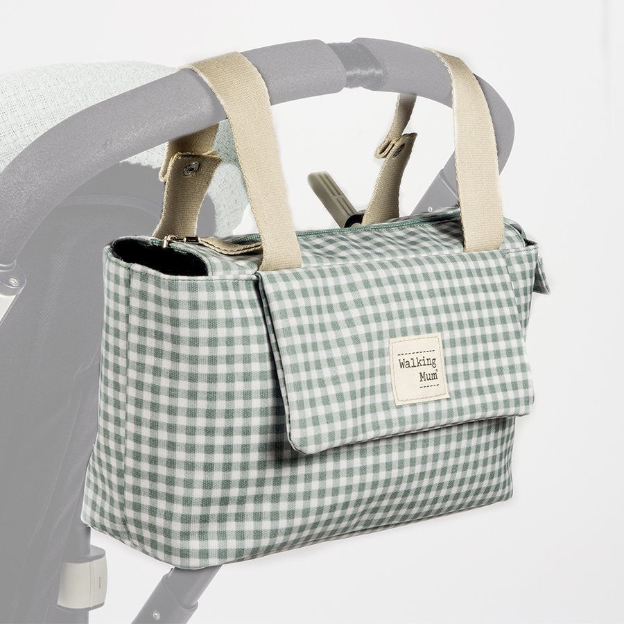 Pasito A Pasito Organiser I Love Vichy Verde - Linea Walking Mum