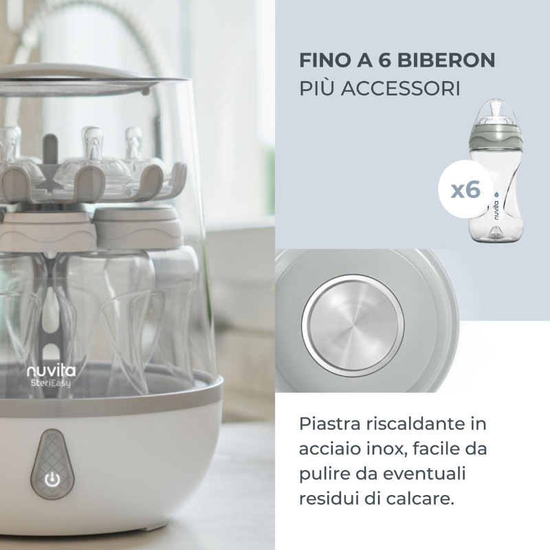 Nuvita Sterilizzatore a Vapore per Biberon - Sterieasy 1083