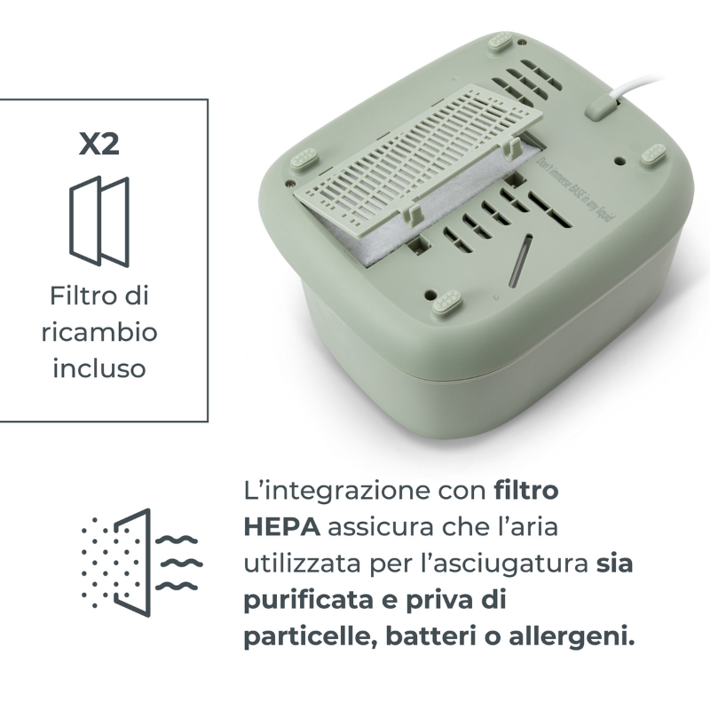 Nuvita Sterilizzatore con Asciugatura 2 in 1 SteriDry - 1088