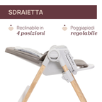 Chicco Seggiolone Polly Armonia Scandinavian