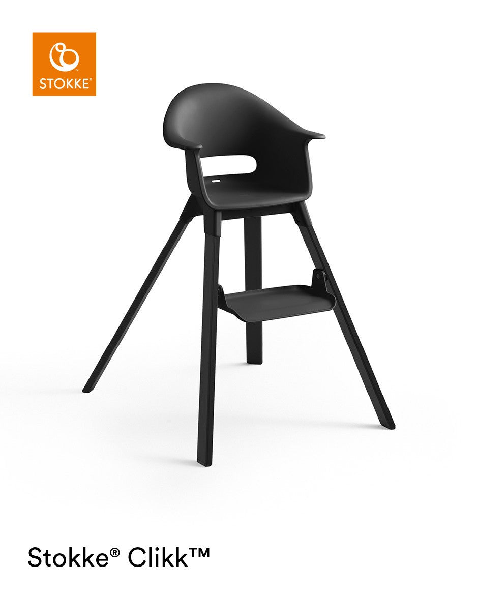 Stokke Seggiolone Pappa Clikk Midnight Black