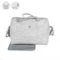 Pasito a Pasito Borsa Fasciatoio Ecopelle Grigio - Linea Flower Mellow