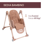 Chicco Seggiolone Polly Armonia Terracotta