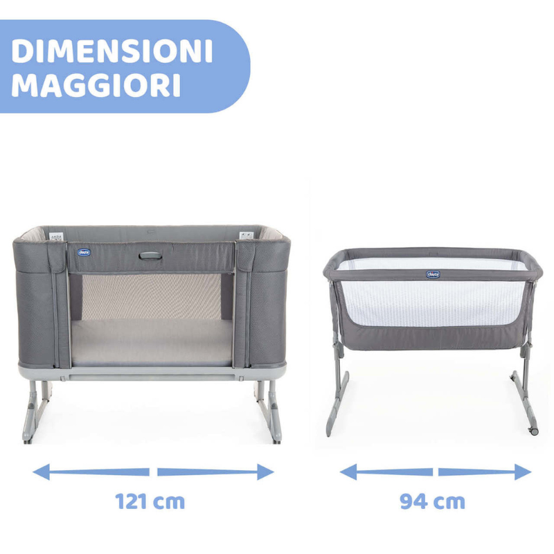 Chicco Next2me Forever Moon Grey
