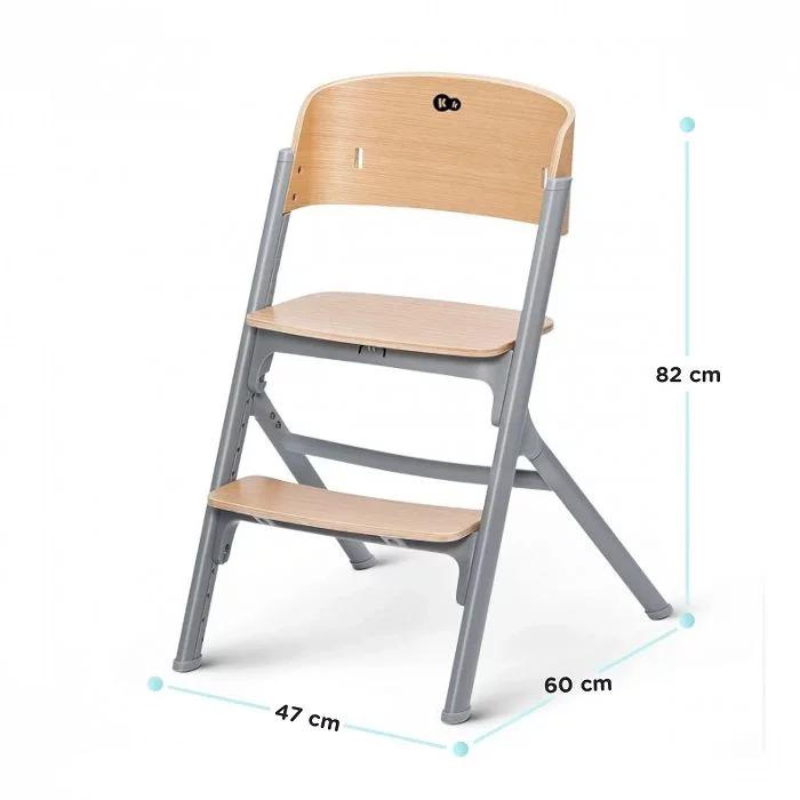 Kinderkraft Seggiolone pappa LIVY Wood