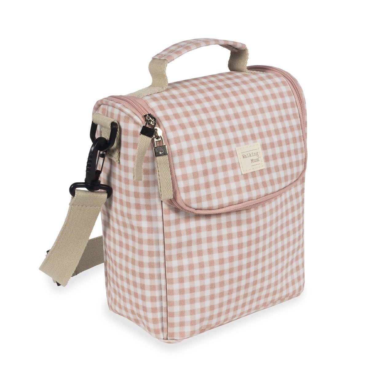 Pasito a Pasito Borsa Pappa I Love Vichy Rosa