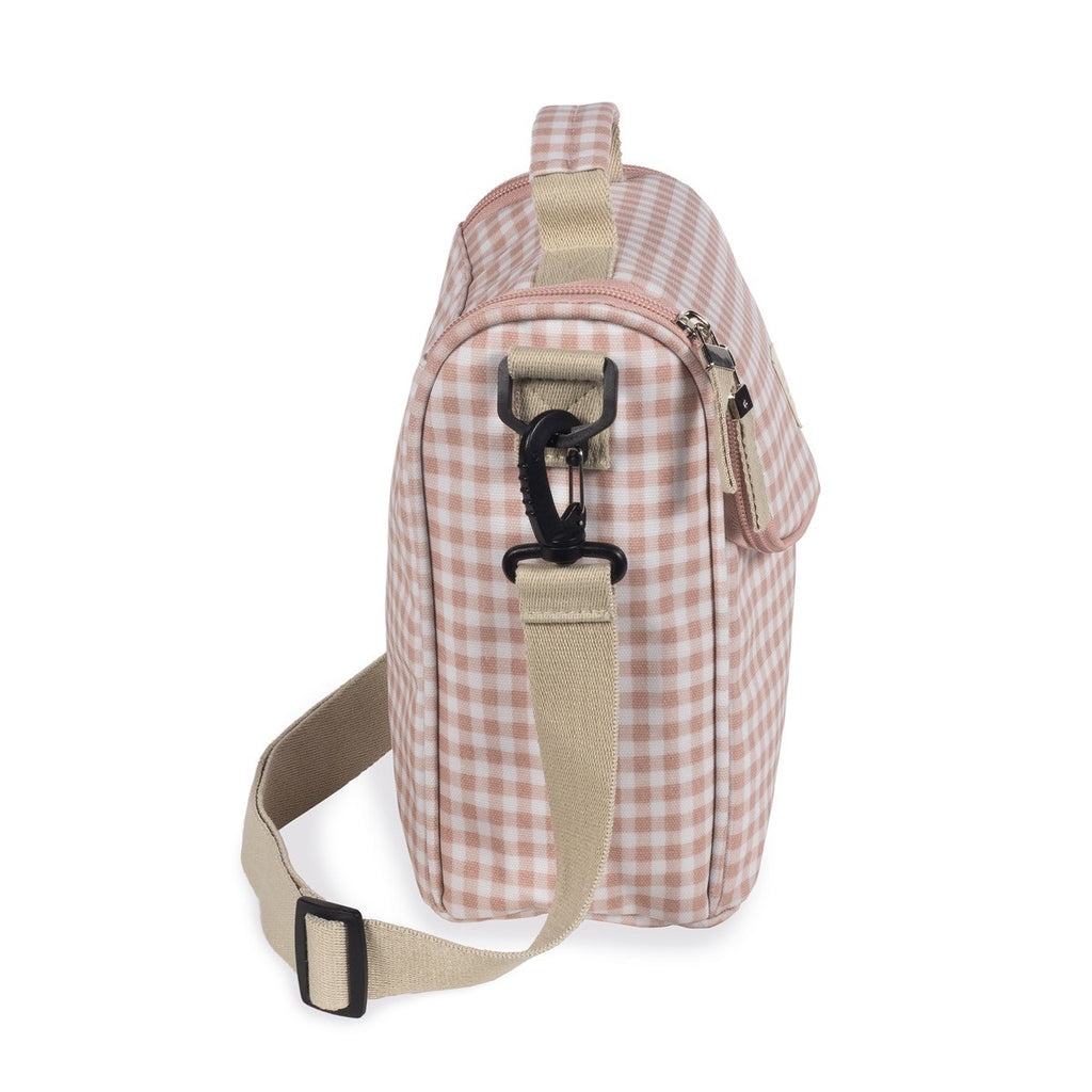 Pasito a Pasito Borsa Pappa I Love Vichy Rosa
