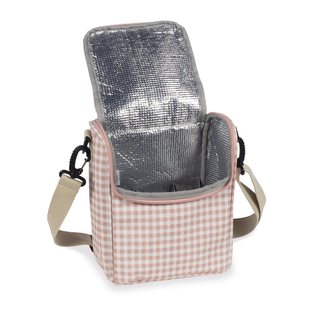 Pasito a Pasito Borsa Pappa I Love Vichy Rosa