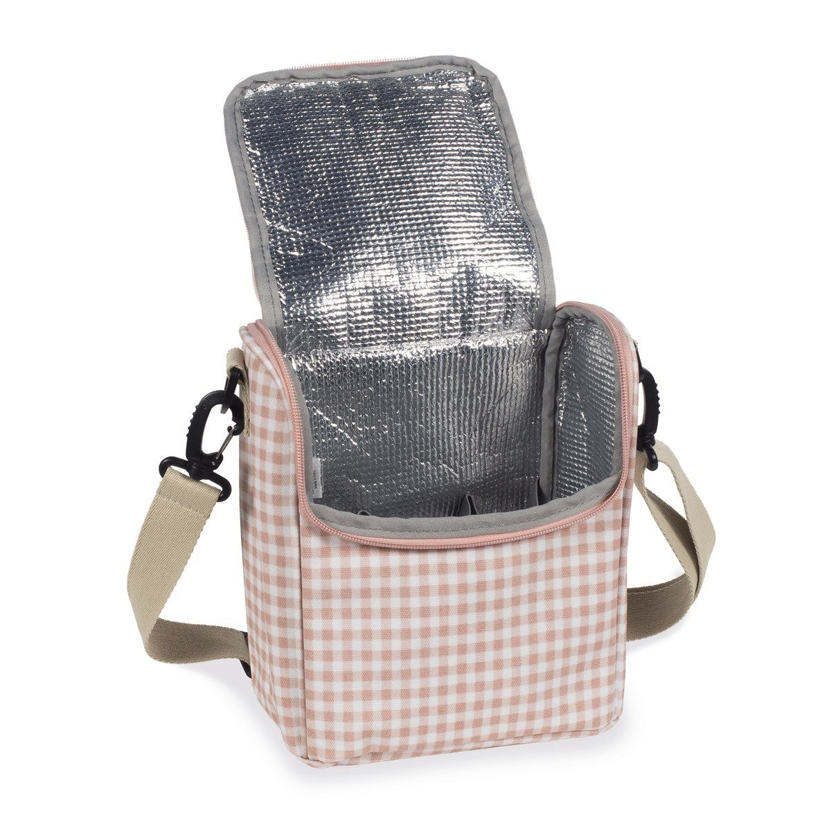 Pasito a Pasito Borsa Pappa I Love Vichy Rosa