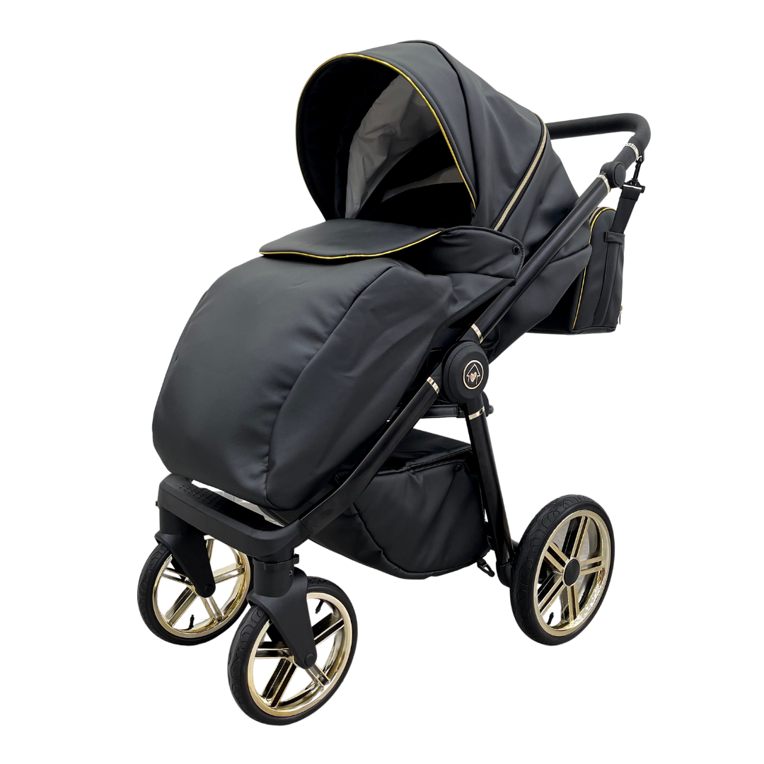 Trio ''CRYSTAL'' By Maison du Bebè col. Nero Tel.Oro