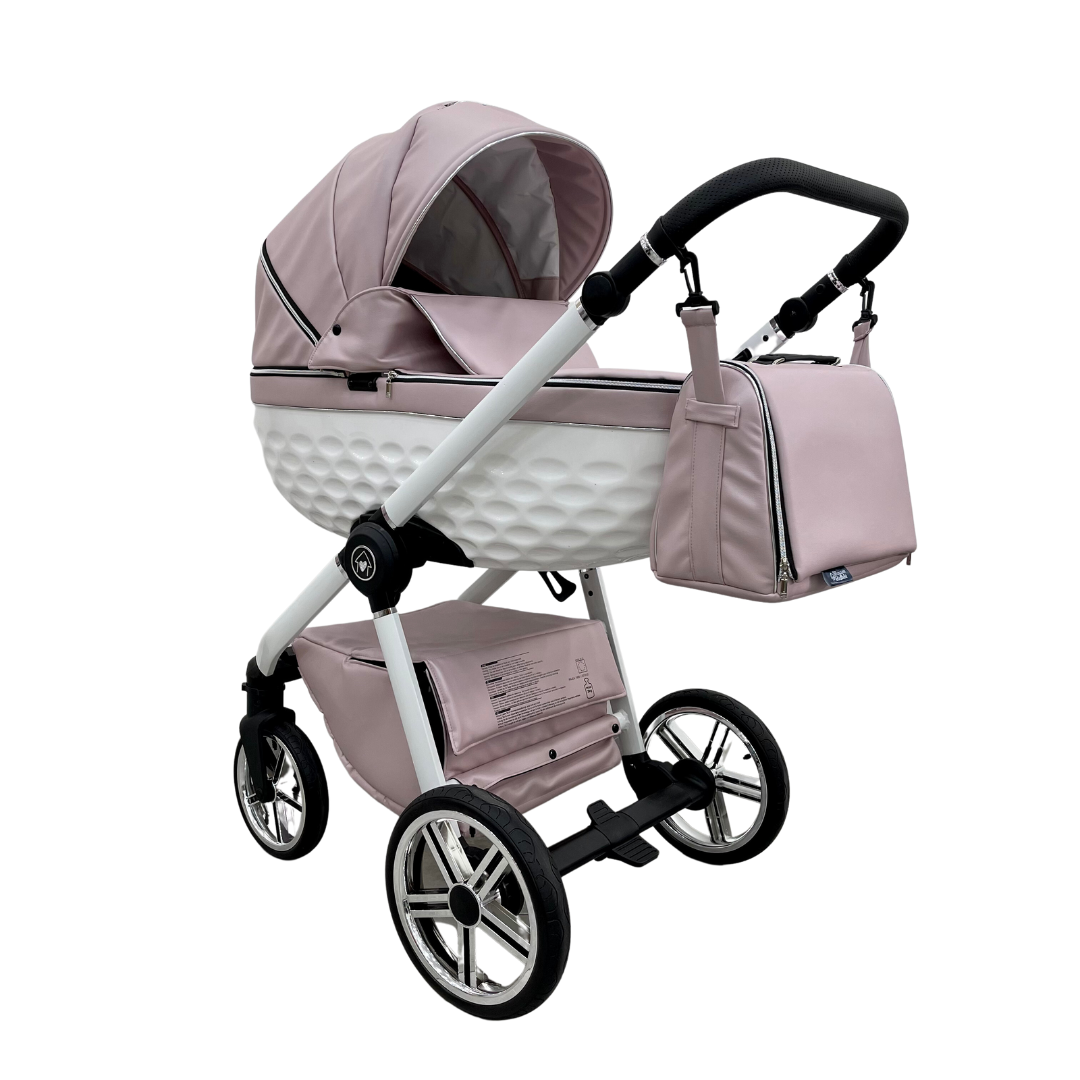 Trio ''CRYSTAL'' By Maison du Bebè col. ROSA Tel.BIANCO