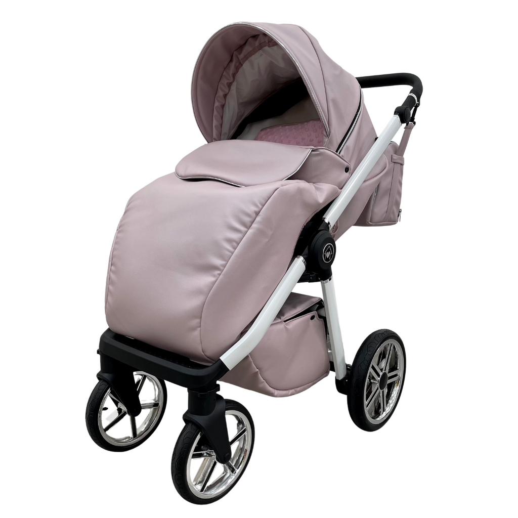 Trio ''CRYSTAL'' By Maison du Bebè col. ROSA Tel.BIANCO