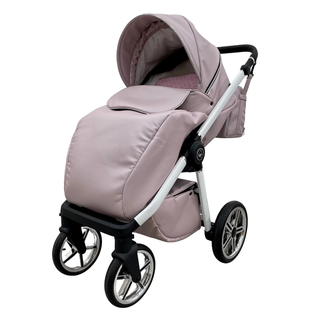 Trio ''CRYSTAL'' By Maison du Bebè col. ROSA Tel.BIANCO