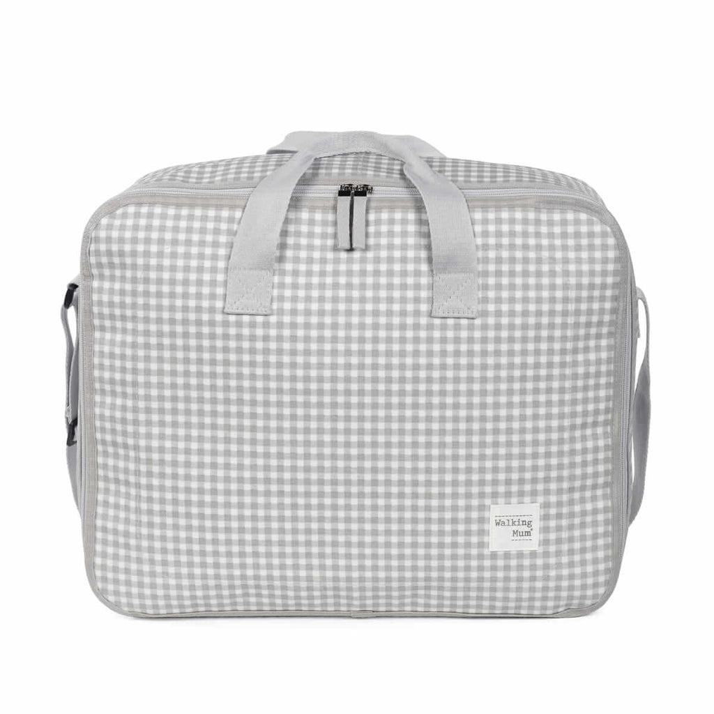 Pasito A Pasito Valigia Clinica I Love Vichy Grigio - Linea Walking Mum
