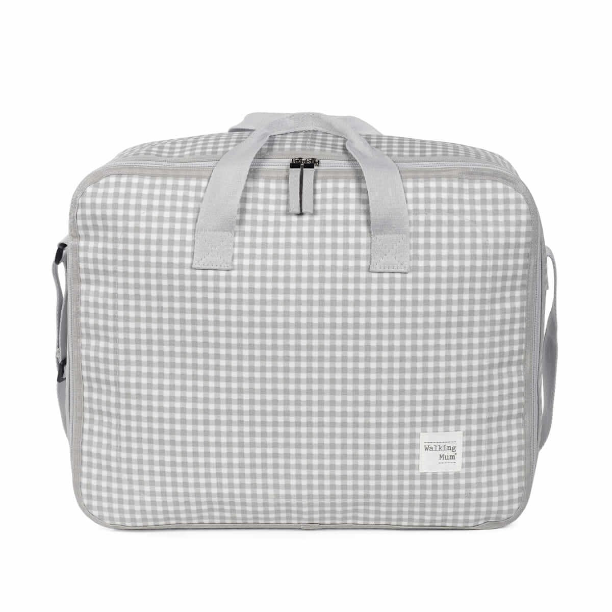 Pasito A Pasito Valigia Clinica I Love Vichy Grigio - Linea Walking Mum