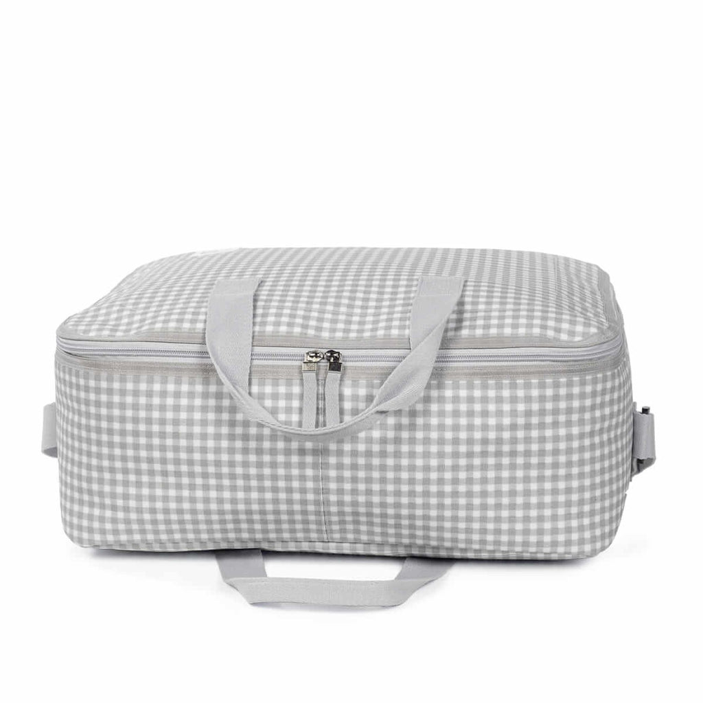 Pasito A Pasito Valigia Clinica I Love Vichy Grigio - Linea Walking Mum