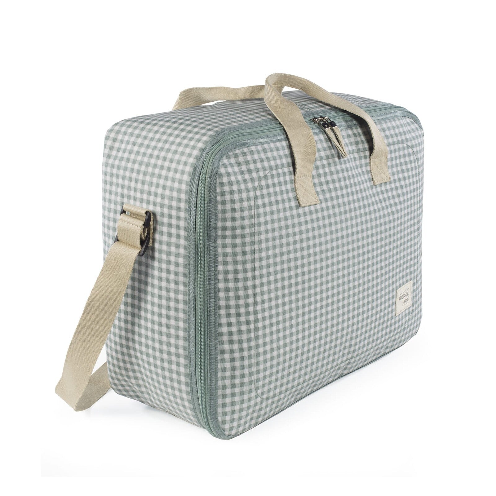 Pasito A Pasito Valigia Clinica I Love Vichy Verde - Linea Walking Mum