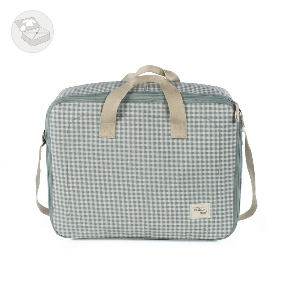 Pasito A Pasito Valigia Clinica I Love Vichy Verde - Linea Walking Mum