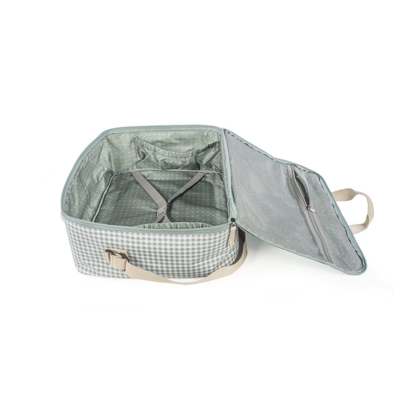 Pasito A Pasito Valigia Clinica I Love Vichy Verde - Linea Walking Mum