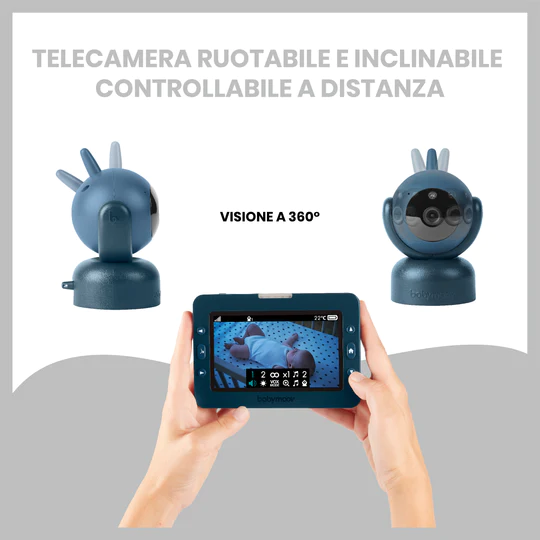 BABYMOOV YOO-Master(+) Baby Monitor Video Motorizzato