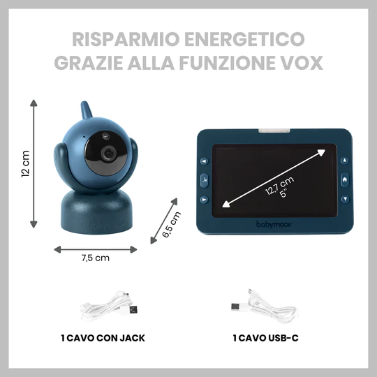 BABYMOOV YOO-Master(+) Baby Monitor Video Motorizzato