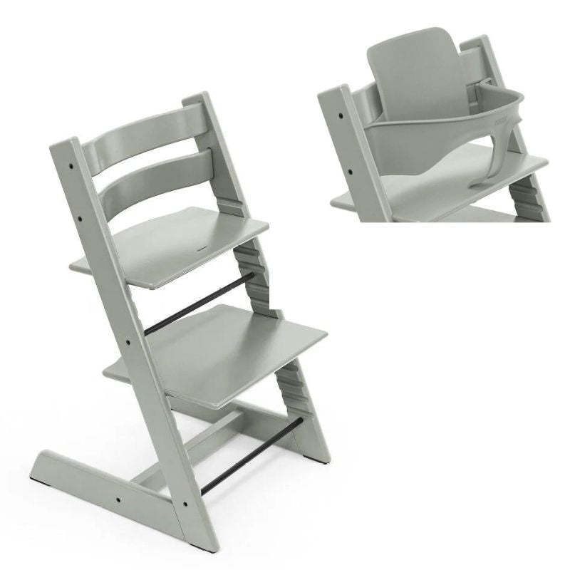 Stokke Promo Tripp Trapp Glacier Green con Baby Set