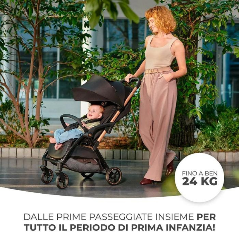Kinderkraft passeggino leggero Apino Black