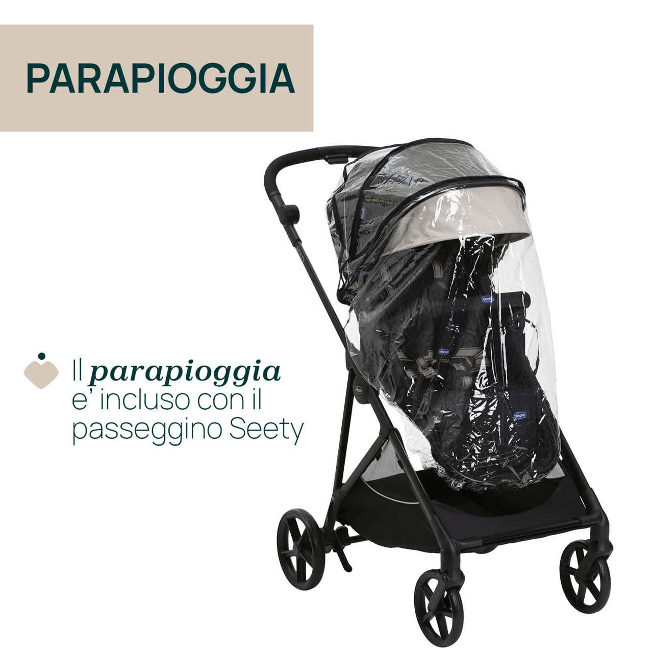 Chicco Trio Seety con Kory Essential - Scegli il tuo colore
