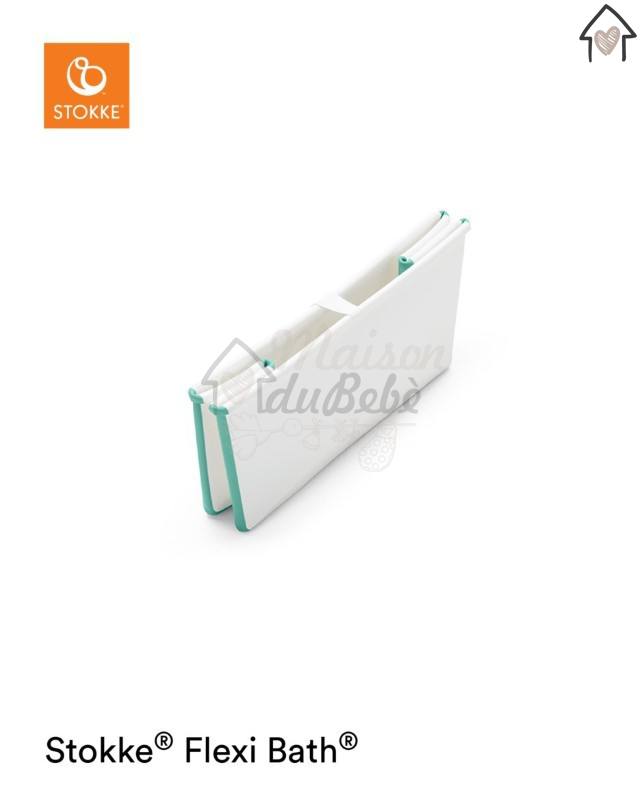 Stokke Flexi Bath White Aqua + Supporto per Neonato omaggio