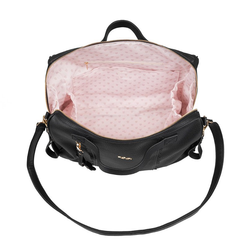 Nanan Borsa Da Passeggio Ecopelle Nera