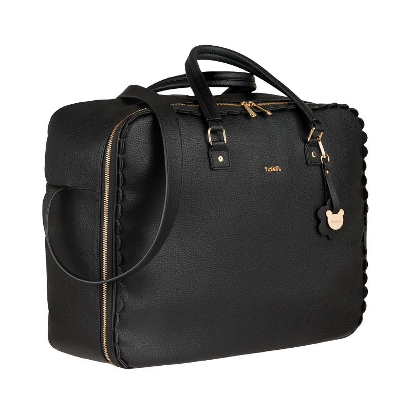 Nanan Borsa Clinica Mamma Ecopelle Nera