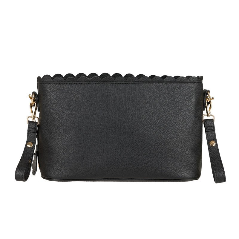 Nanan Borsa Passeggio Ecopelle Nera