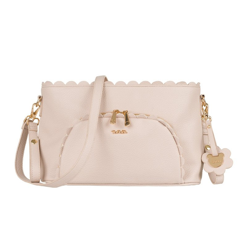Nanan Borsa Passeggio Ecopelle Beige