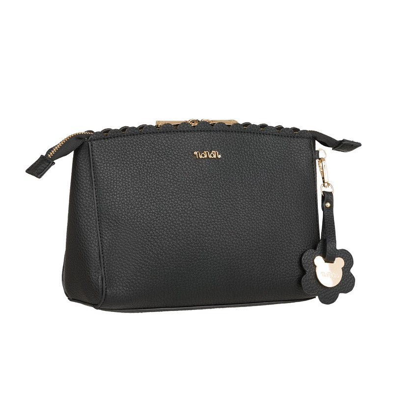 Nanan Pochette Ecopelle Nera