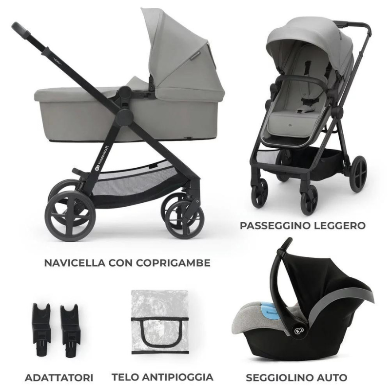 Kinderkraft Trio Newly Moonlight Grey