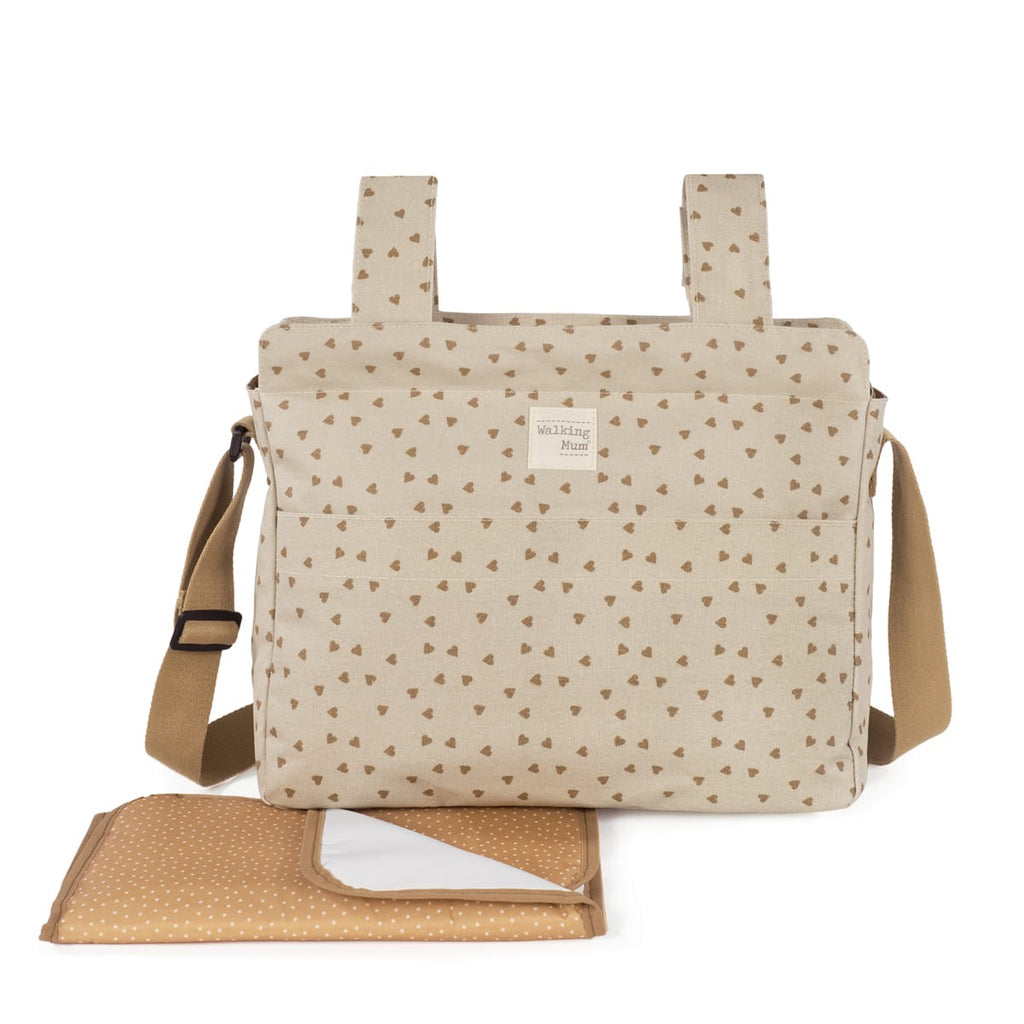Pasito a Pasito Borsa Fasciatoio Poppy Cuori Cannella