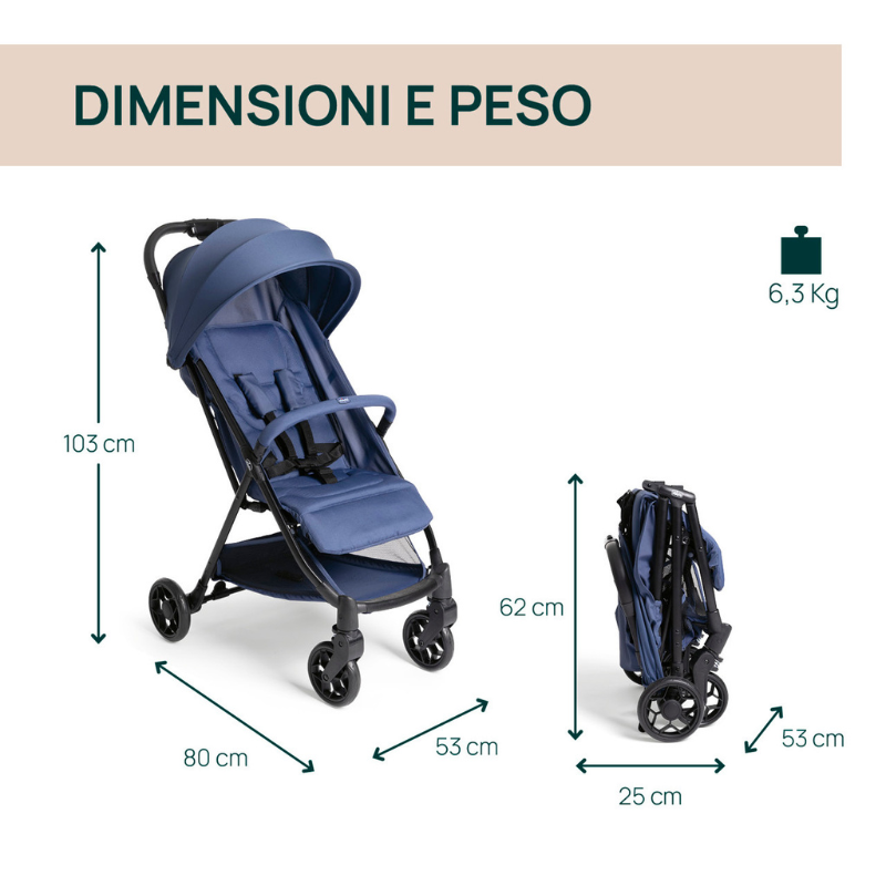 Chicco Passeggino Urbino Royal Blue