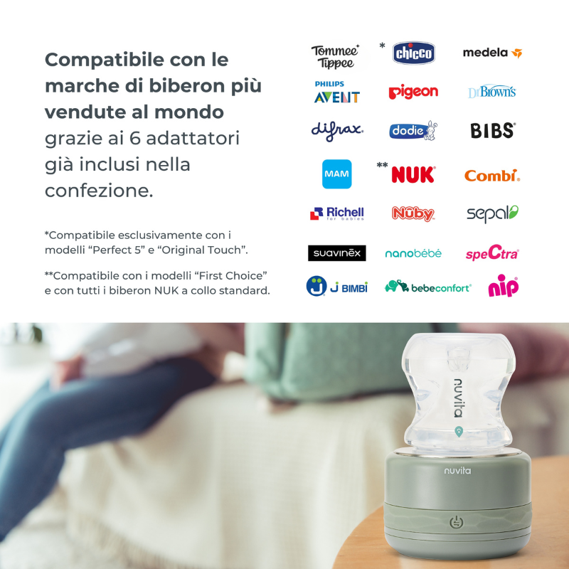 Nuvita Scaldabiberon Portatile Universale Warm70 - 1166