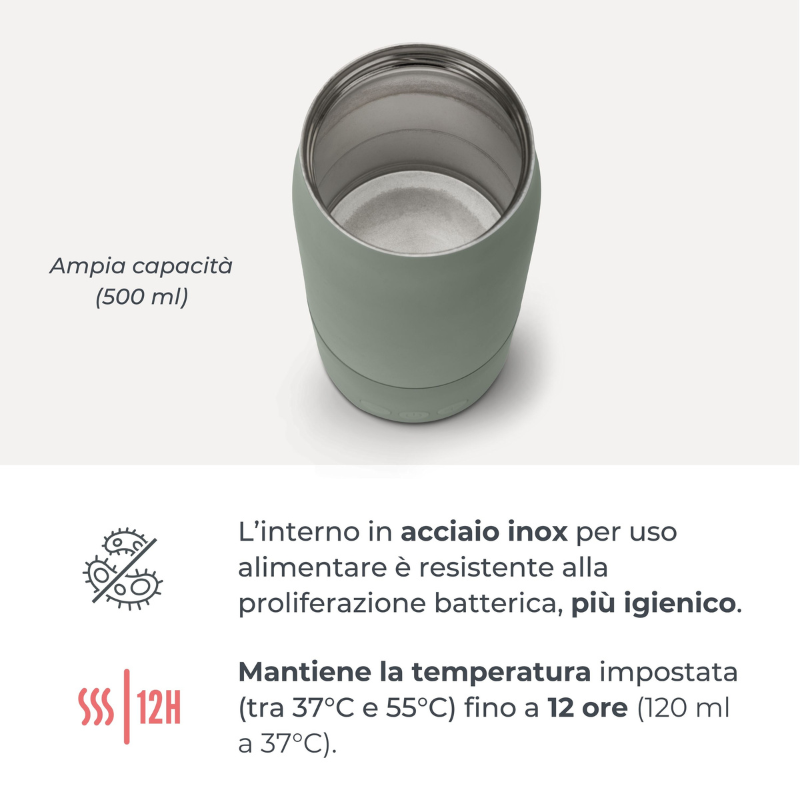Nuvita Bollitore e Scalda Latte Portatile Hot'n'Go - 1190