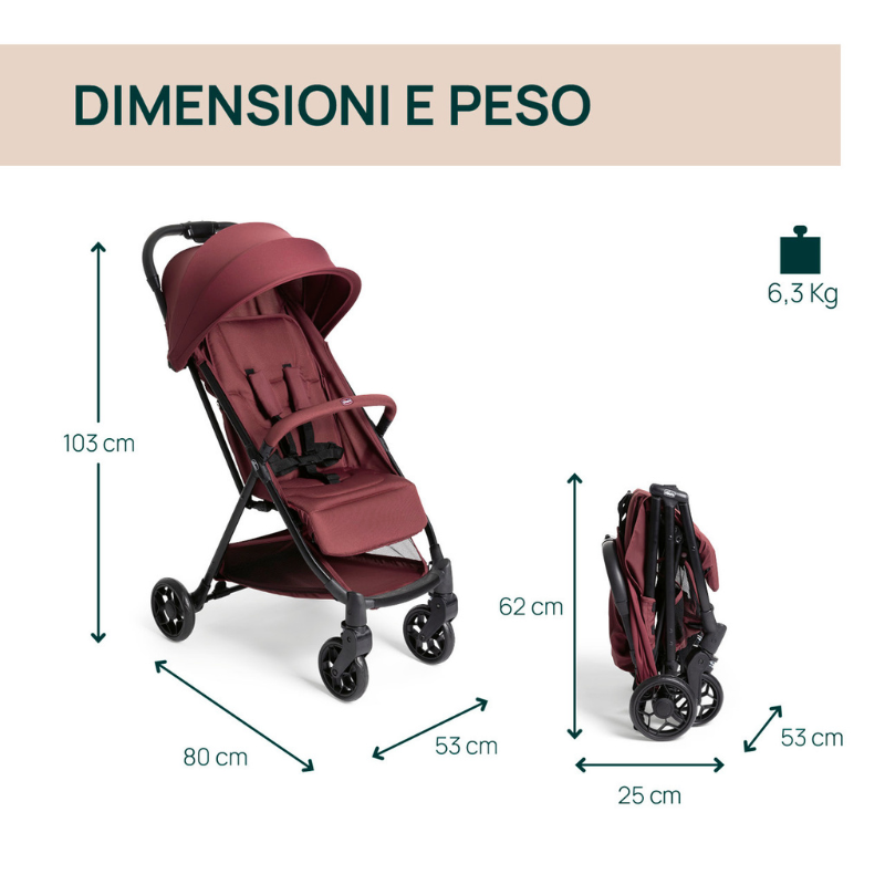 Chicco Passeggino Urbino Ruby