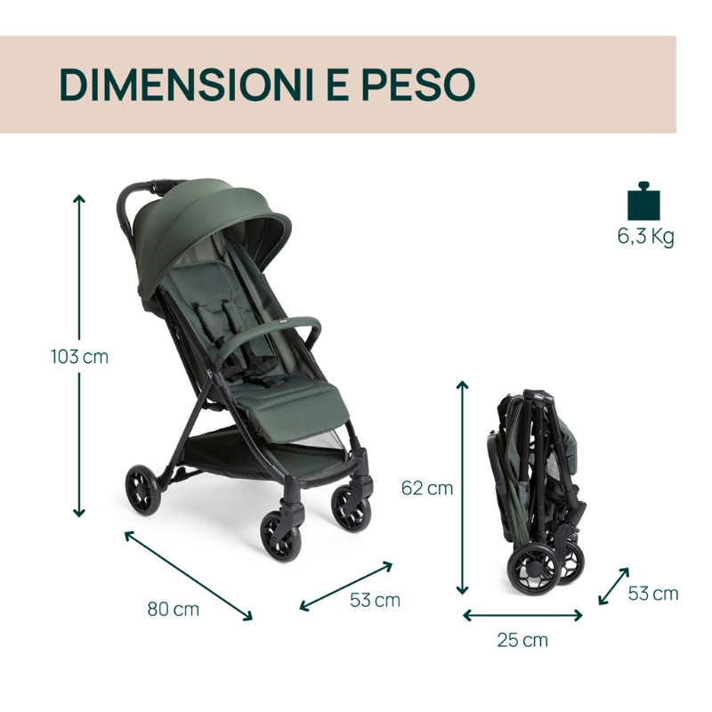 Chicco Passeggino Urbino Evergreen