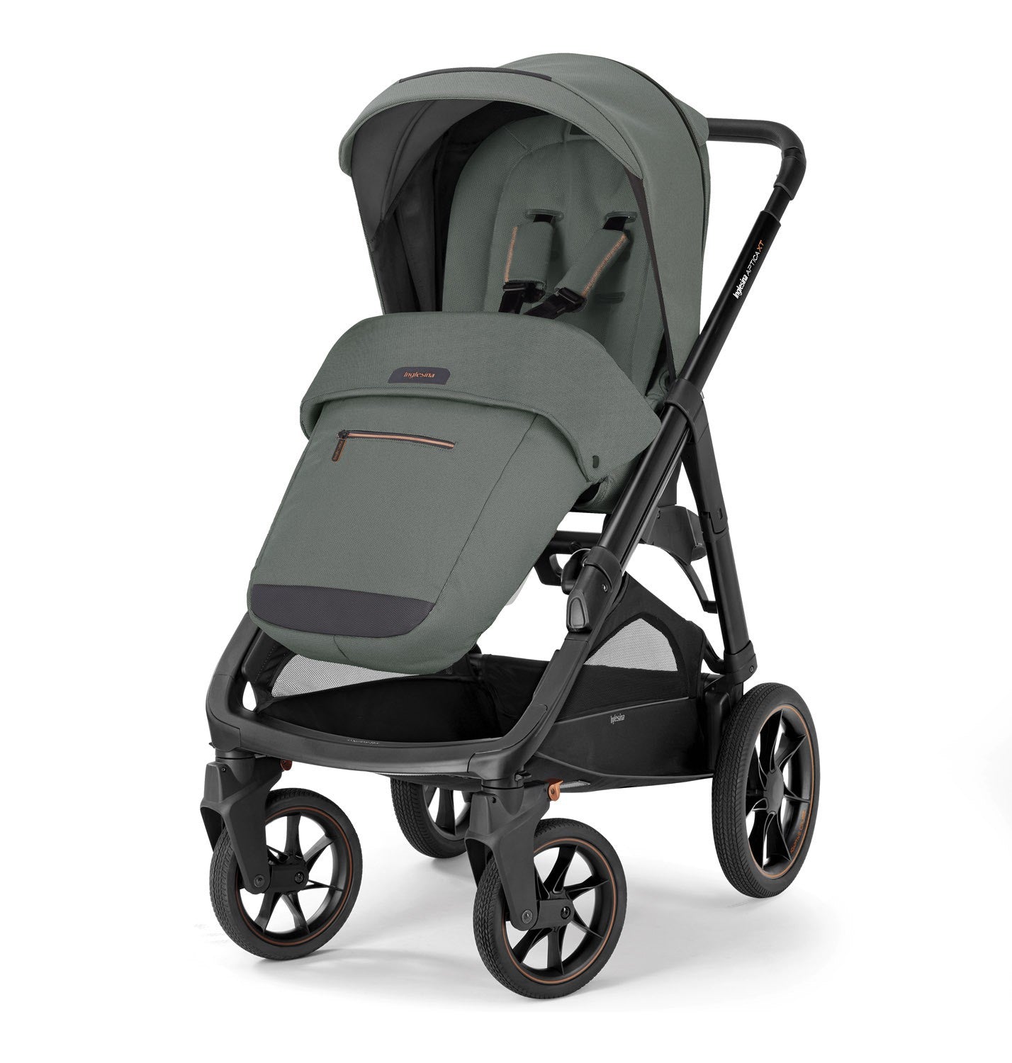 Inglesina Trio Aptica Xt Darwin Infant Recline Taiga Green