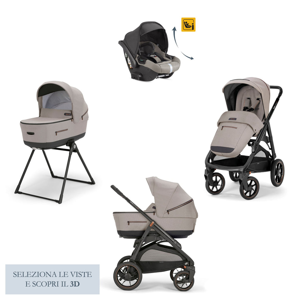 Inglesina Trio Aptica Xt Darwin Infant Recline Tundra Beige
