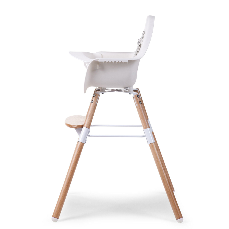 Childhome Seggiolone Evolu 2 in 1 Legno/Bianco